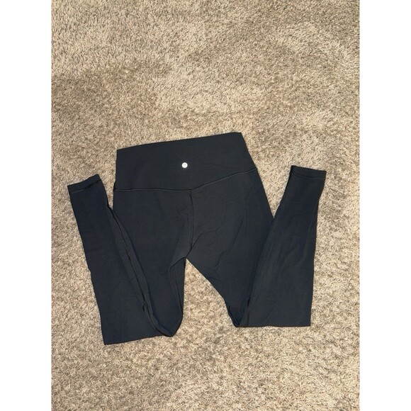 Lululemon Align Leggings Size 10 Dark Teal High Rise Yoga Pants - Picture 1 of 3